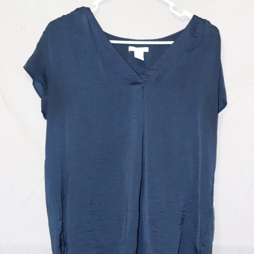 Loose silky blouse